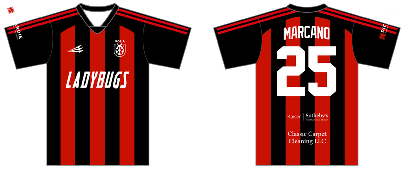 Ladybugs Custom Men&#39;s  HyperDri Soccer Jersey #J5d