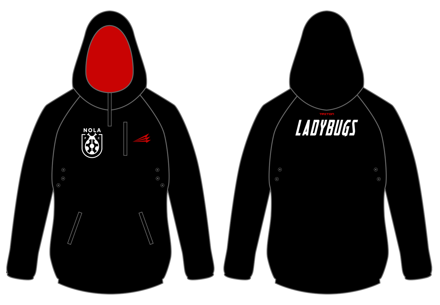 Ladybugs Custom Gladiator Hoodie #GH1