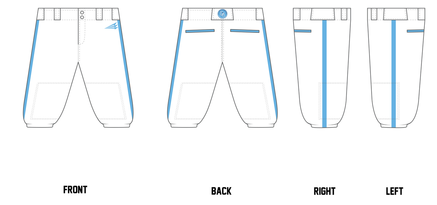 St. Clair Diamond Kings Custom Knicker Baseball Pant #BP1BK