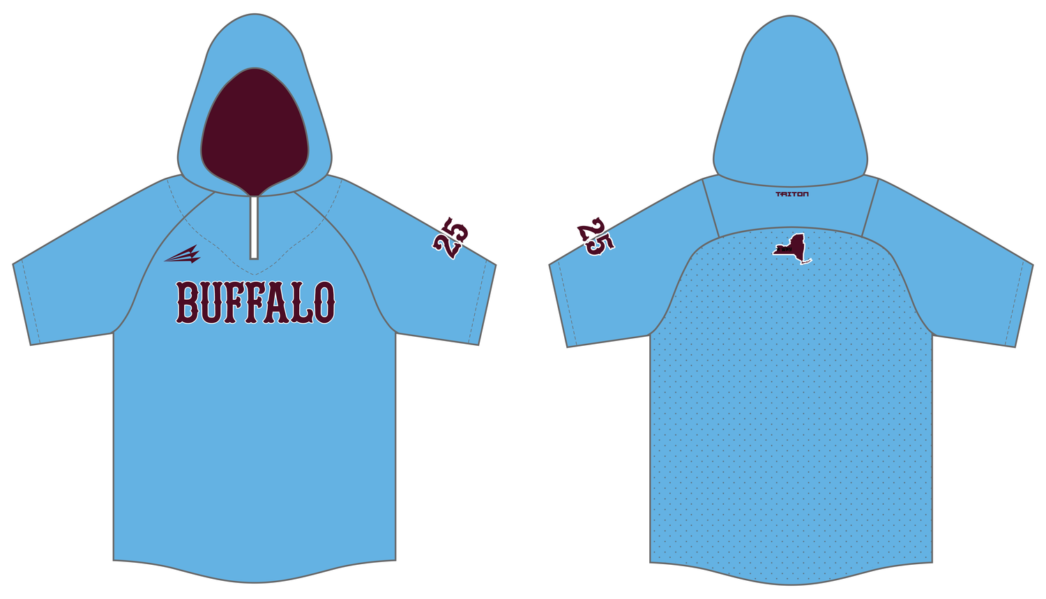 Buffalo Rake of WNY Custom Batting Practice Jacket #BPJ2
