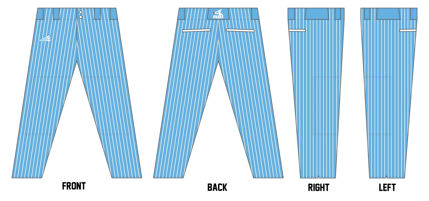 RBI Baseball (Cuyler) Custom Athletic Baseball Pant #BP13B
