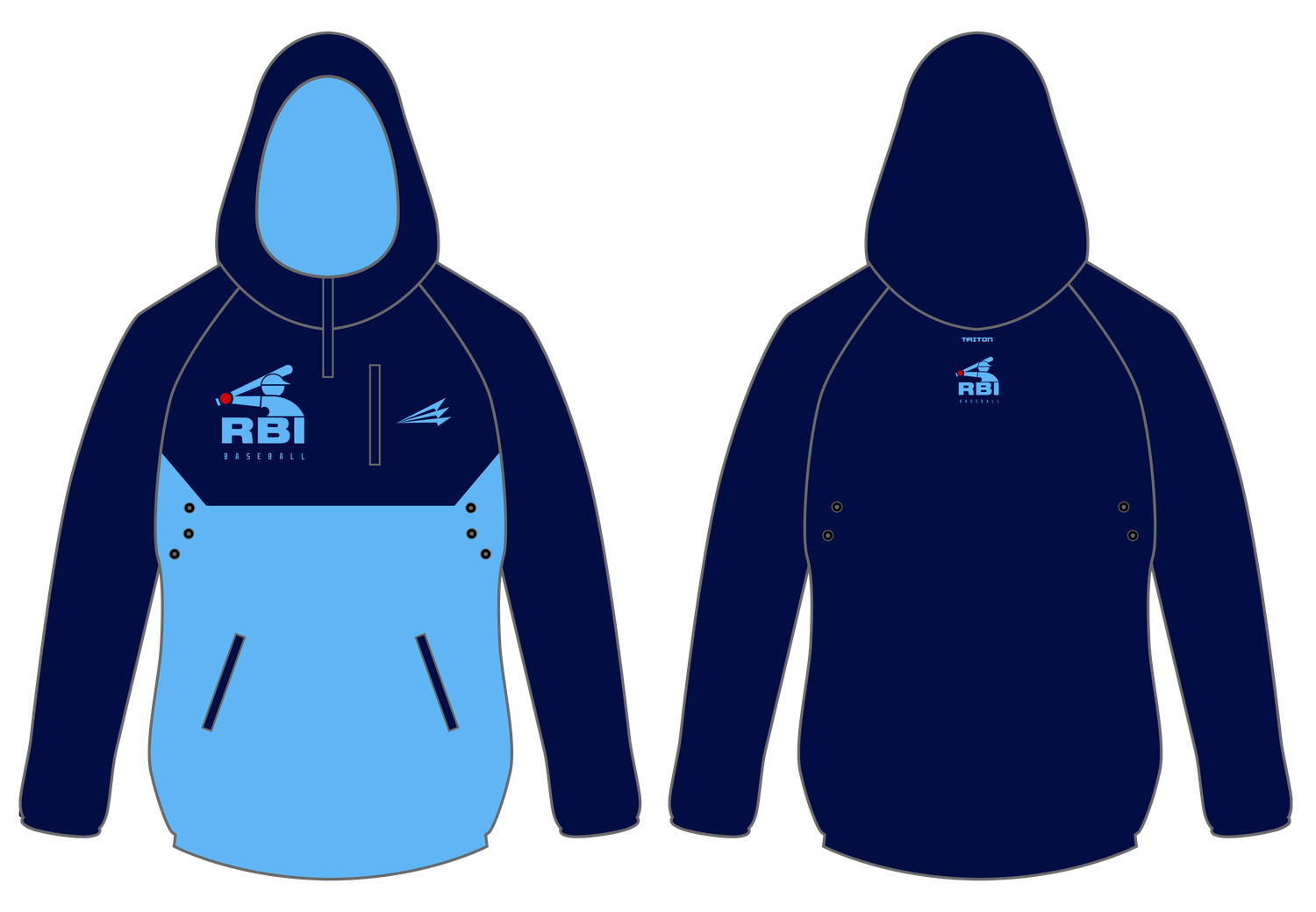 RBI Baseball (Cuyler) Custom Gladiator Hoodie #GH1