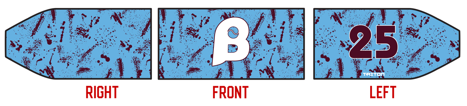 Buffalo Rake of WNY Custom Headband #HB2