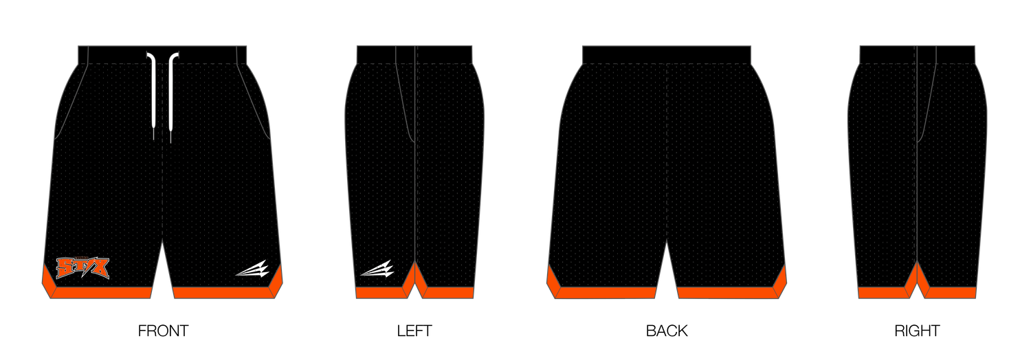 Freeport Thunderstix Custom Retro Mesh Shorts #MS2