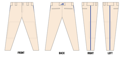 Arkansas Chosen Few Custom Athletic Baseball Pant #BP23A