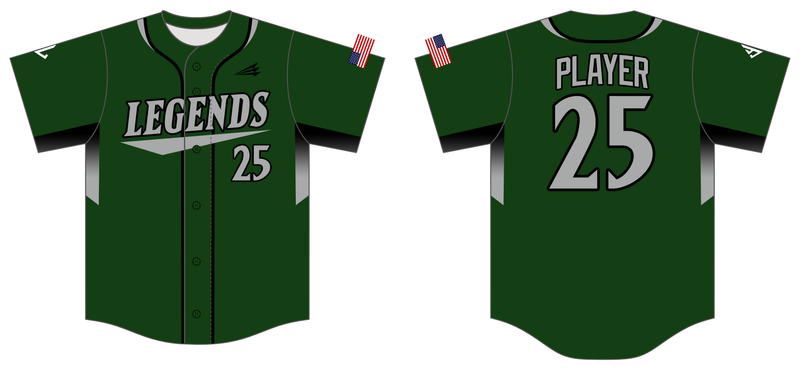 Yorktown Legends Custom NanoDri Baseball Jersey #J2C