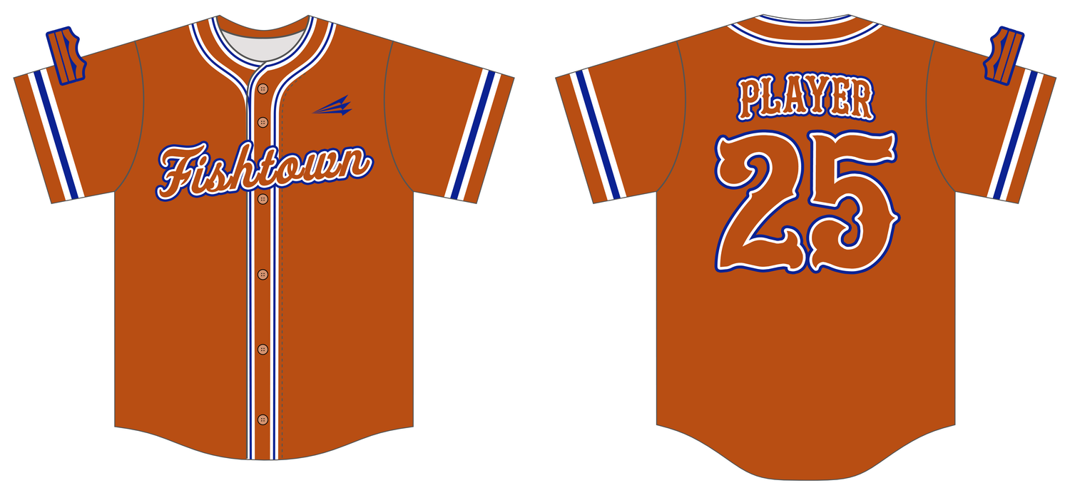 Fishtown Bulls Custom HexaFlex Baseball Jersey #J9