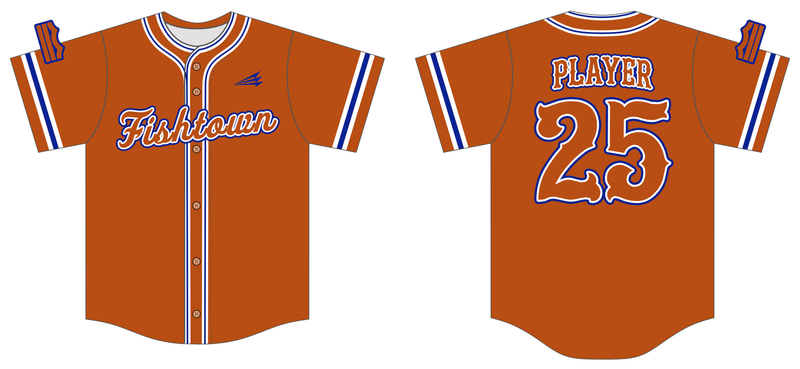 Fishtown Bulls Custom HexaFlex Baseball Jersey #J9
