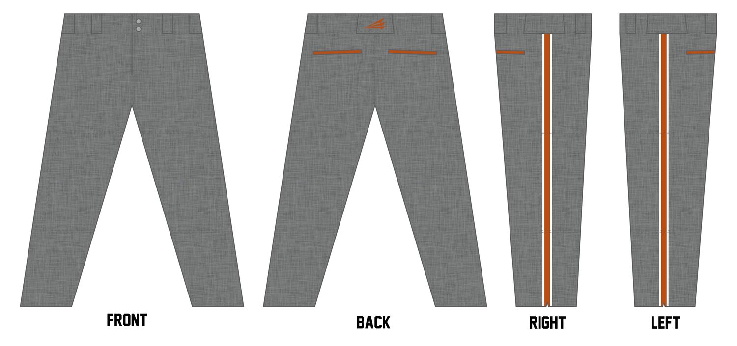 Fishtown Bulls Custom Athletic Cut Baseball Pant #BP1B