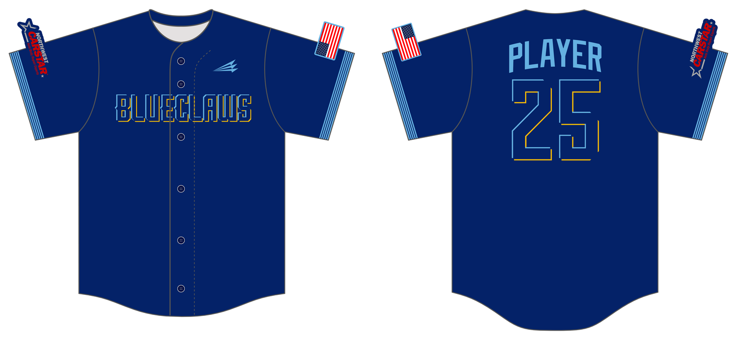 Hurler BlueClaws Custom HexaFlex Baseball Jersey #J1C