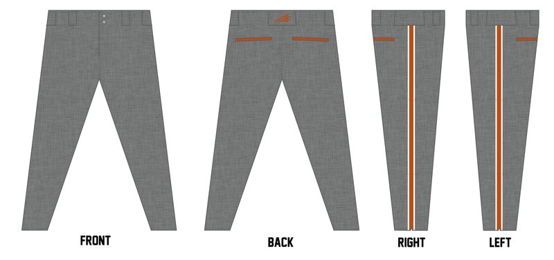 Fishtown Bulls Custom ProFit Baseball Pant #BP1D