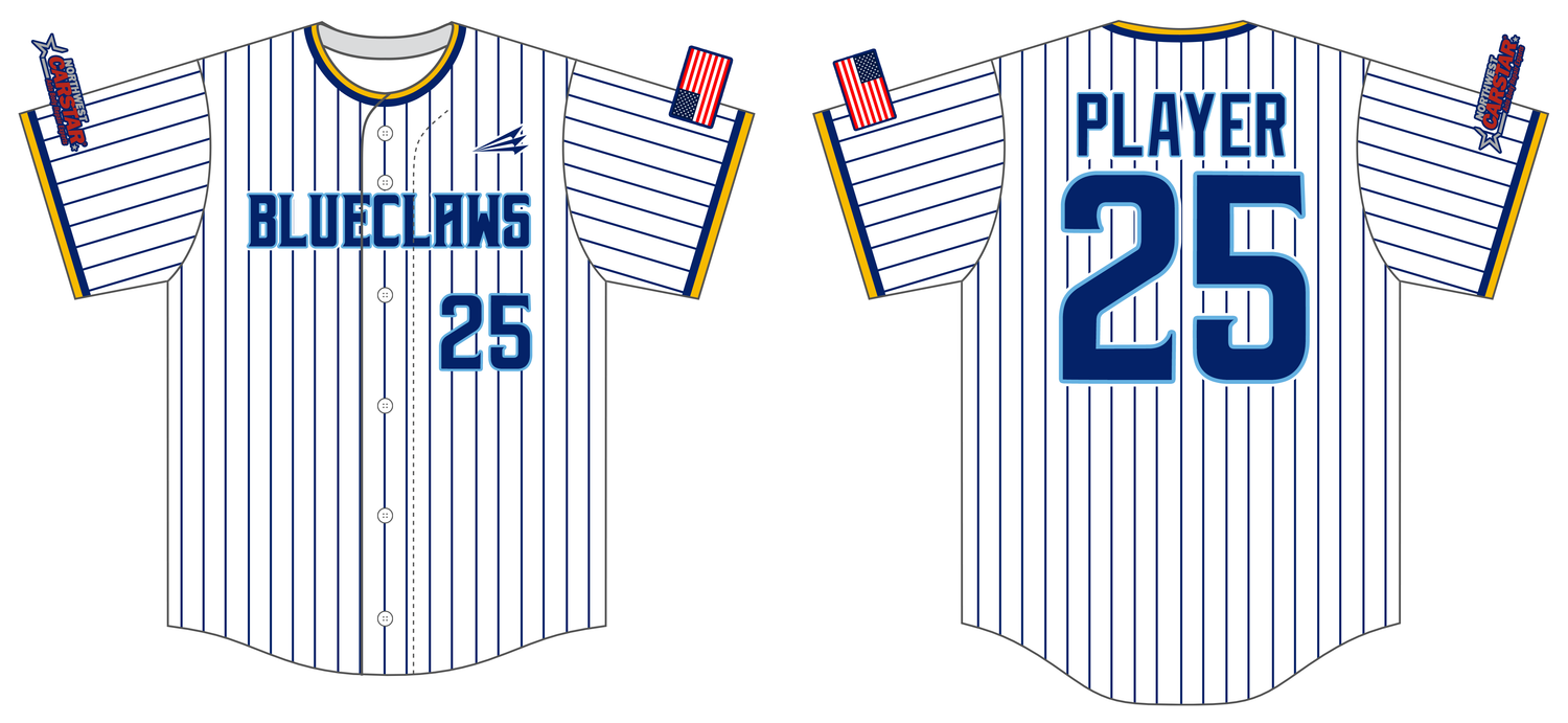 Hurler BlueClaws Custom HexaFlex Baseball Jersey #J4F