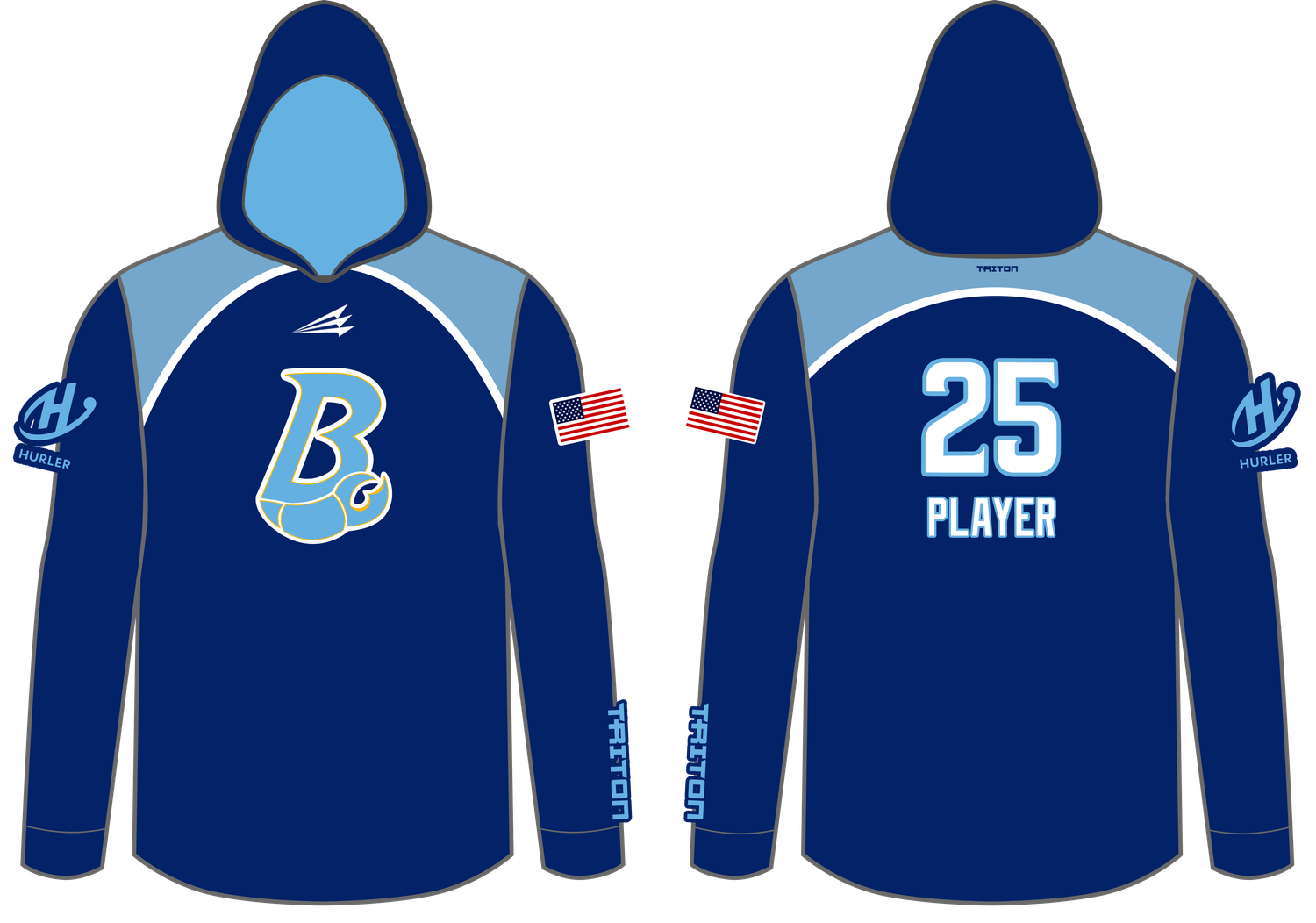 Hurler BlueClaws Custom NanoZip #NH1