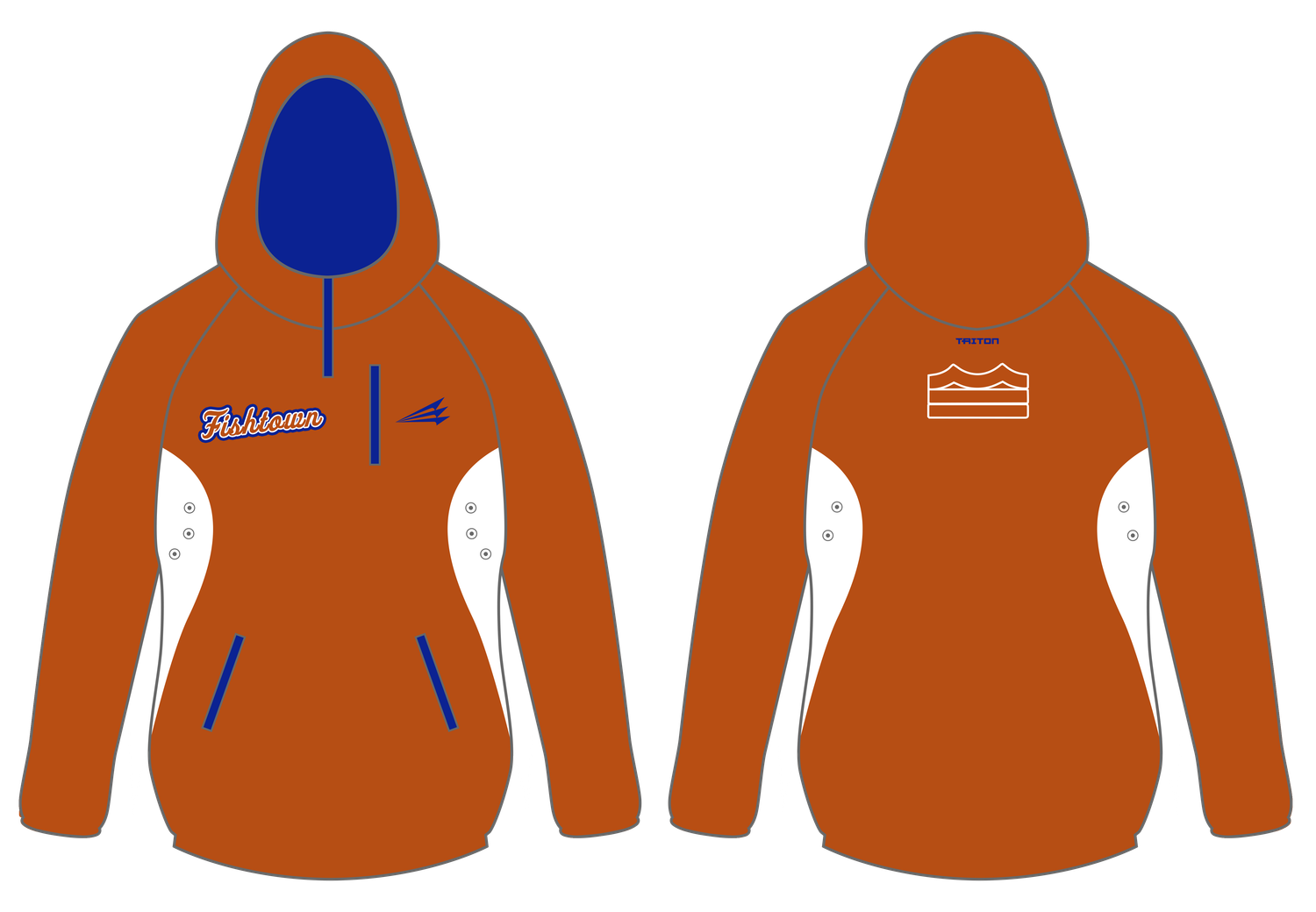 Fishtown Bulls Custom Gladiator Hoodie #GH1
