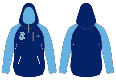 Hurler BlueClaws Custom Gladiator Hoodie #GH1
