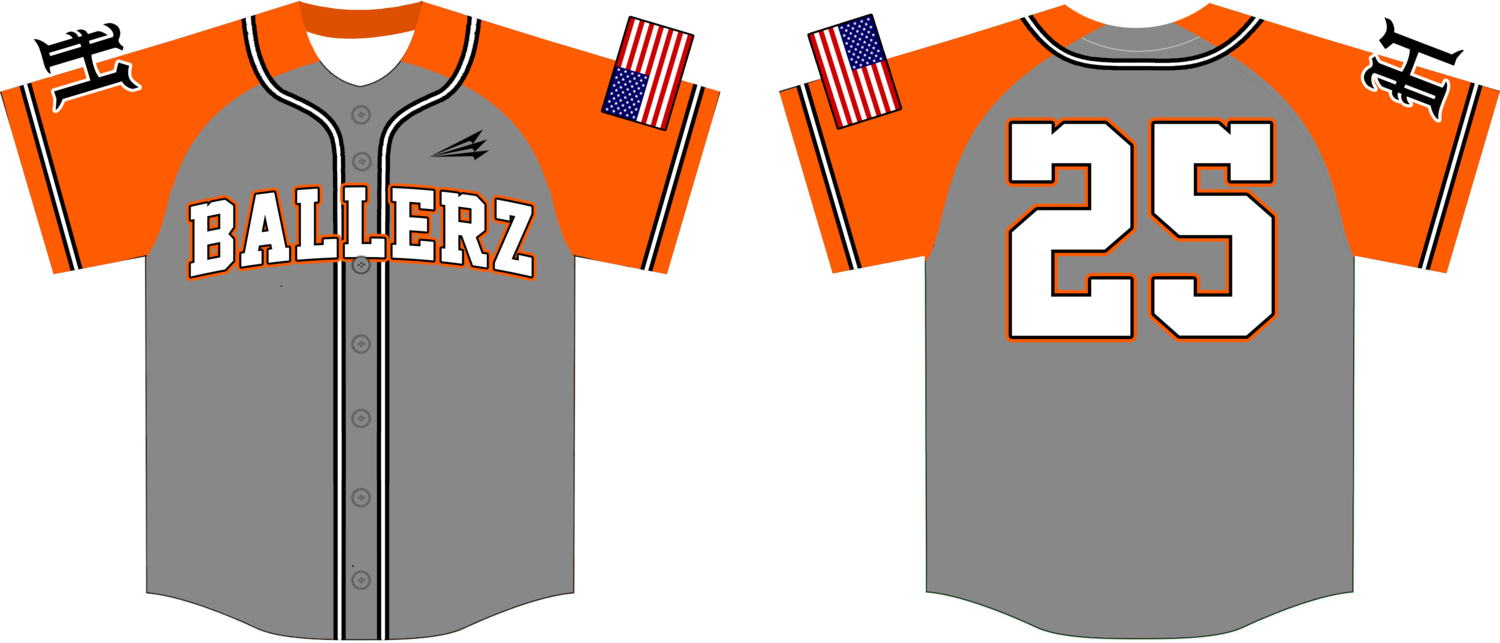 Hoover Ballerz Custom Baseball Jersey Design #4C
