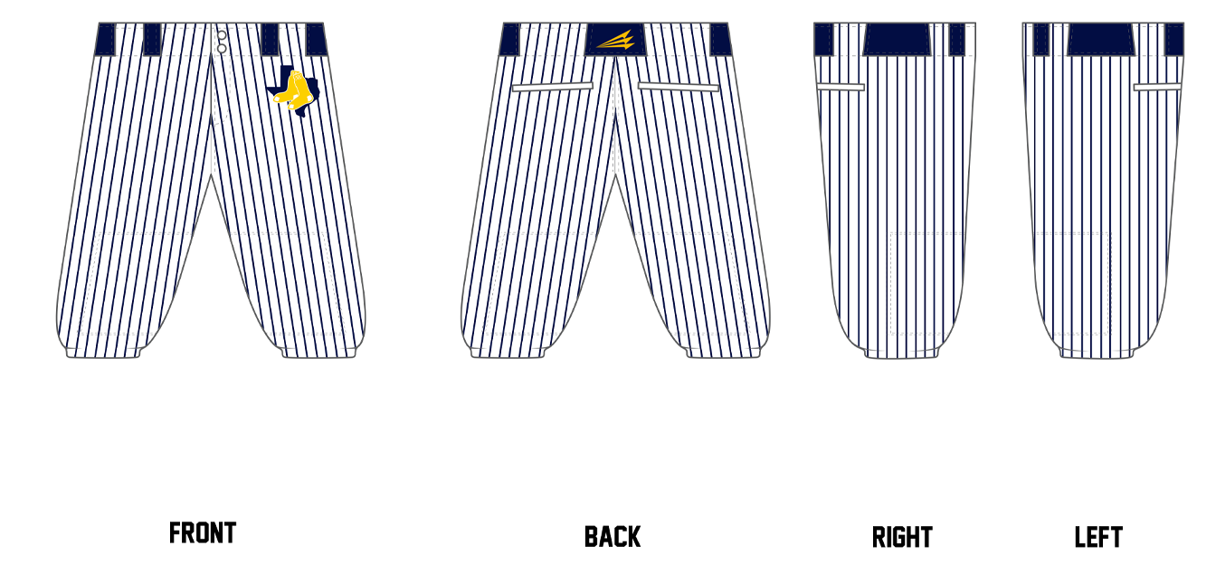 Stephenville Sox Custom Knicker Baseball Pant #B18K