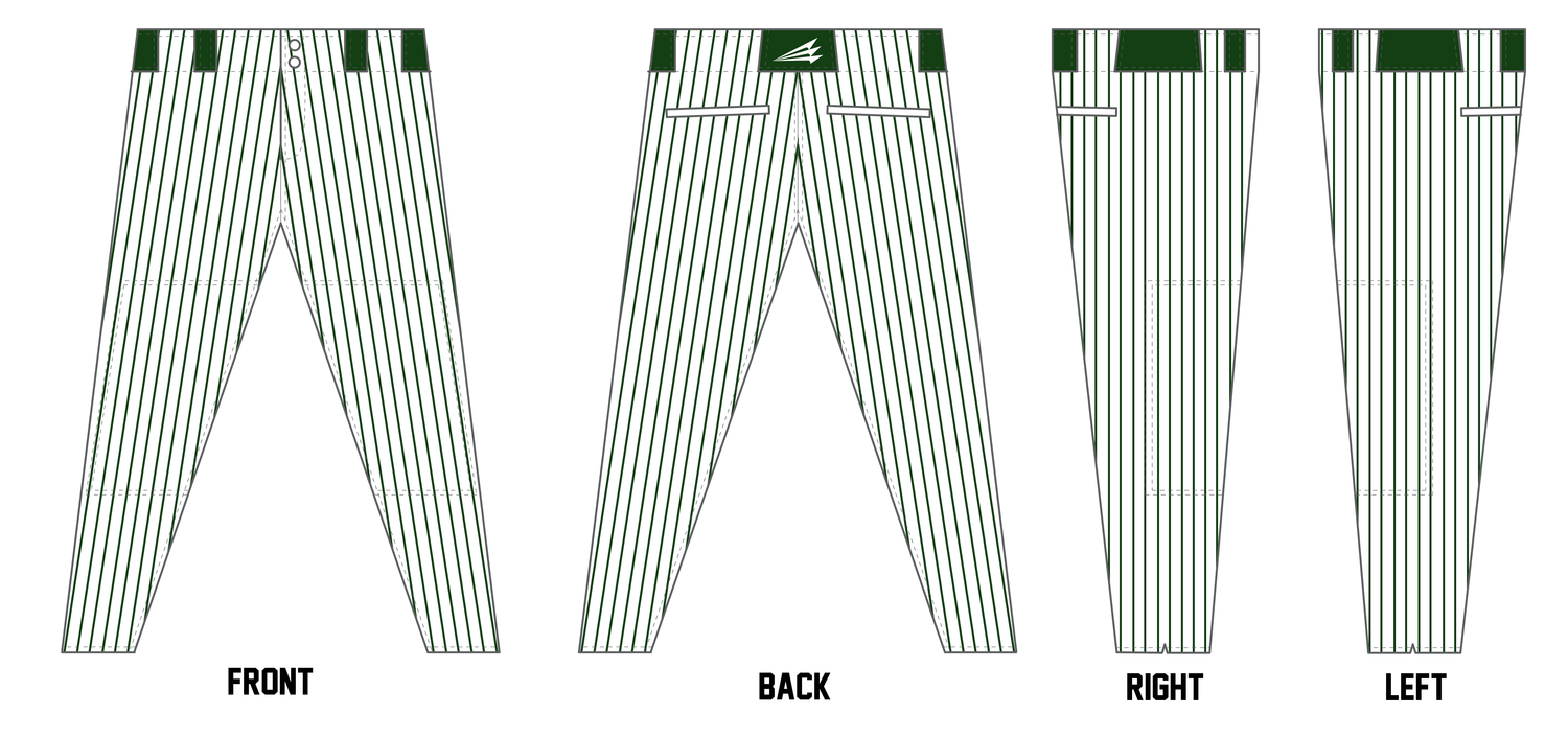 Pacifica Tritons Custom Athletic Baseball Pant #BP17A