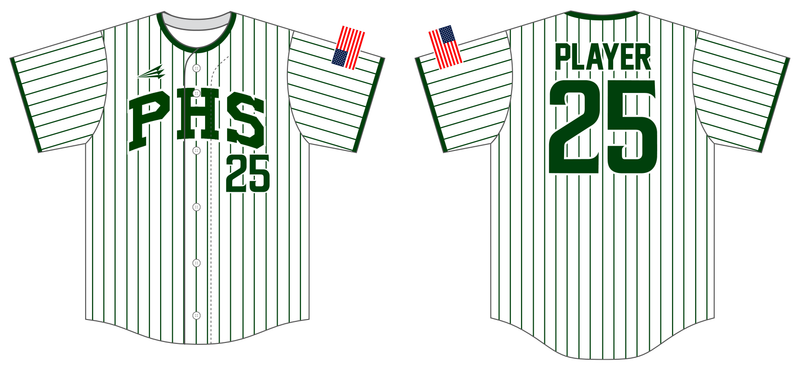 Pacifica Tritons Custom HexaFlex Baseball Jersey #J17