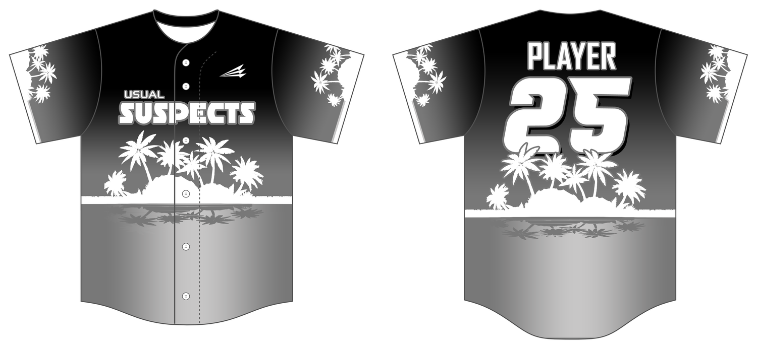 The Usual Suspects Custom NanoDri Baseball Jersey #J4