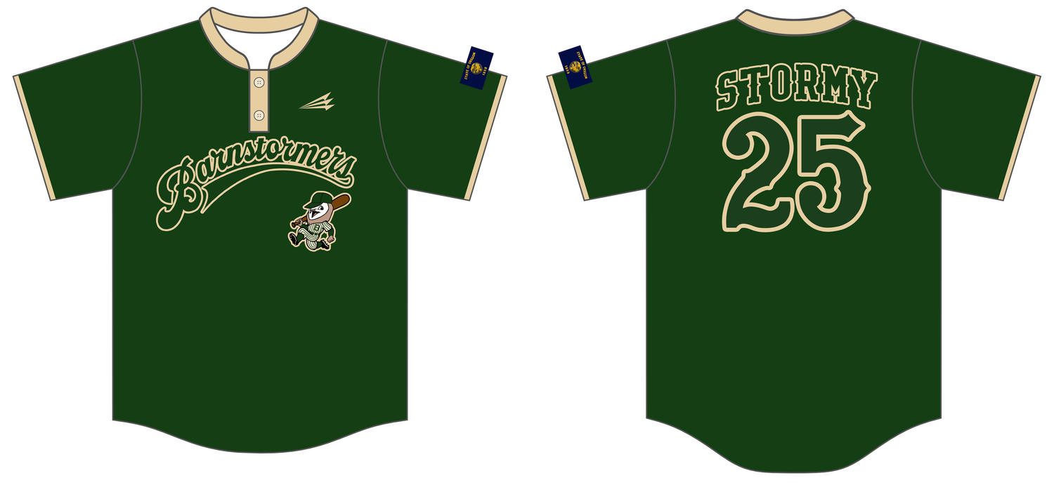 Lane County Barnstormers Custom Hexaflex Baseball Jersey #J8