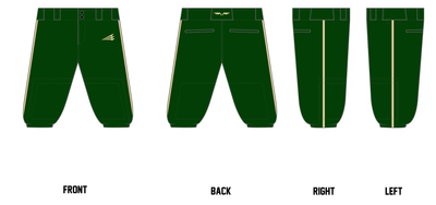 Lane County Barnstormers Custom Knicker Baseball Pants #BP8B