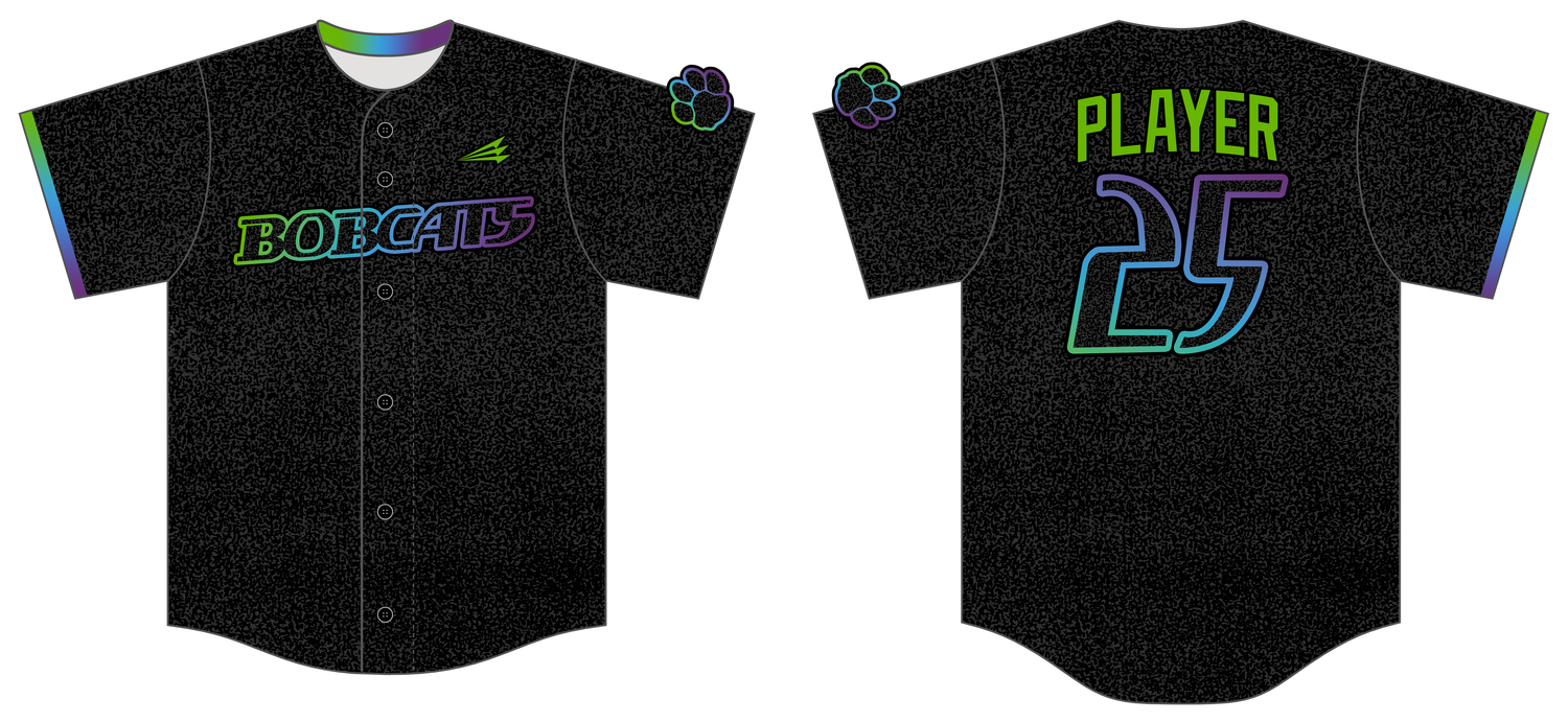 Bobcats (Whitney) Custom Nanodri Baseball Jersey #J13