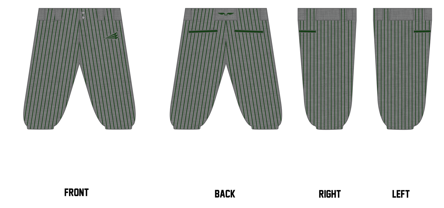 Lane County Barnstormers Custom Knicker Baseball Pants #BP7A