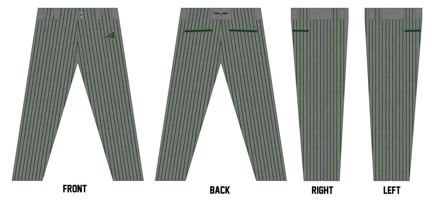 Lane County Barnstormers Custom Athletic Cut Baseball Pants #BP7B