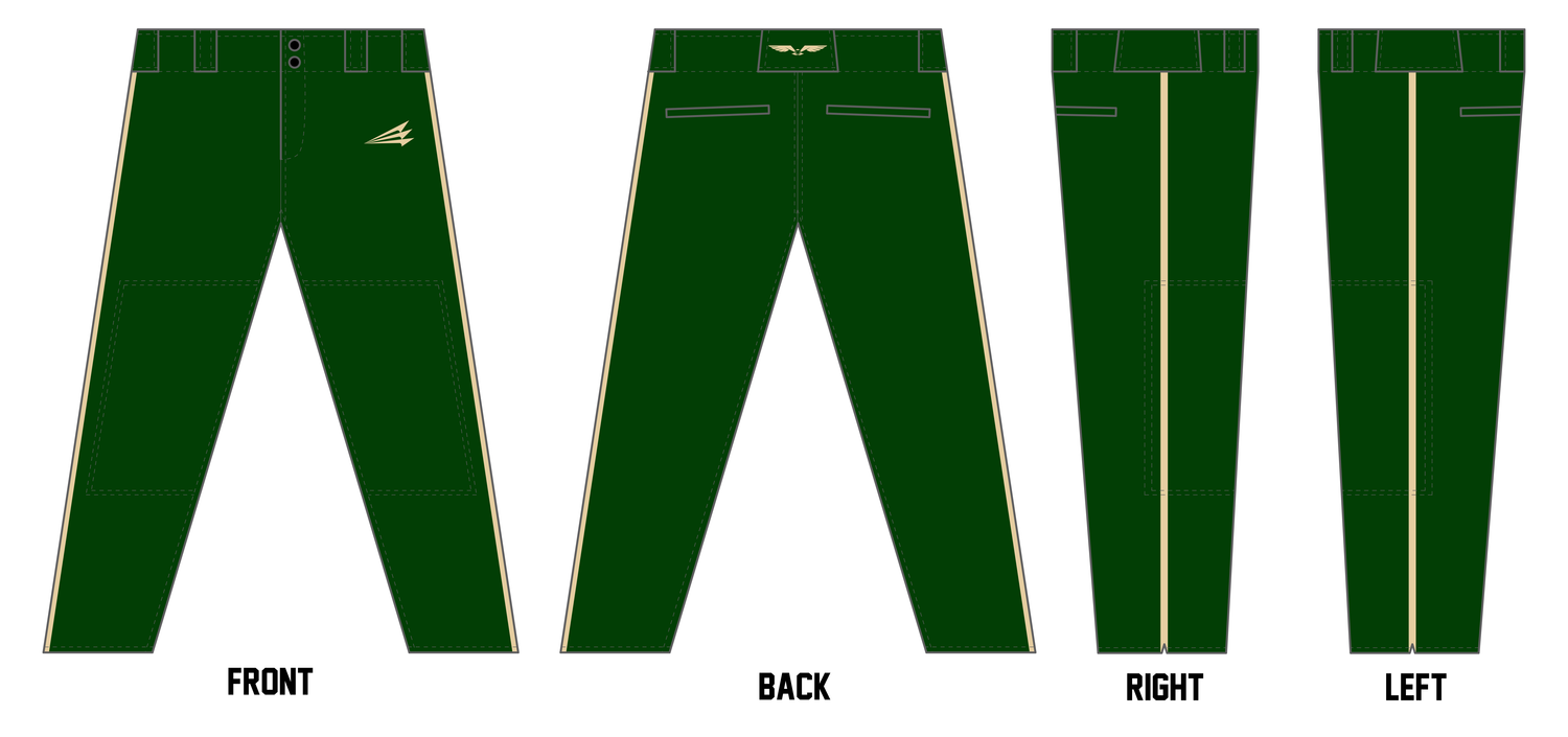 Lane County Barnstormers Custom Athletic Cut Baseball Pants #BP8C