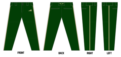 Lane County Barnstormers Custom Athletic Cut Baseball Pants #BP8C