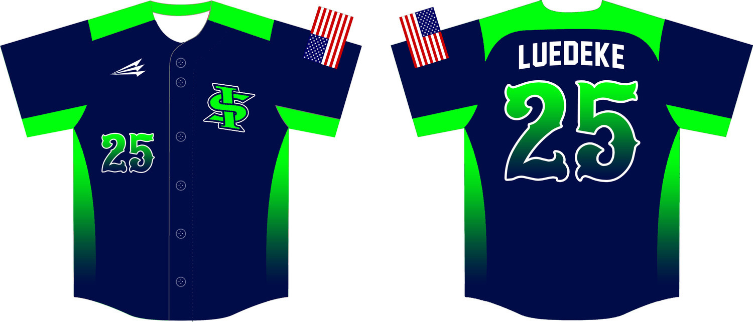 Indiana Strike Baseball Custom Jersey #1A