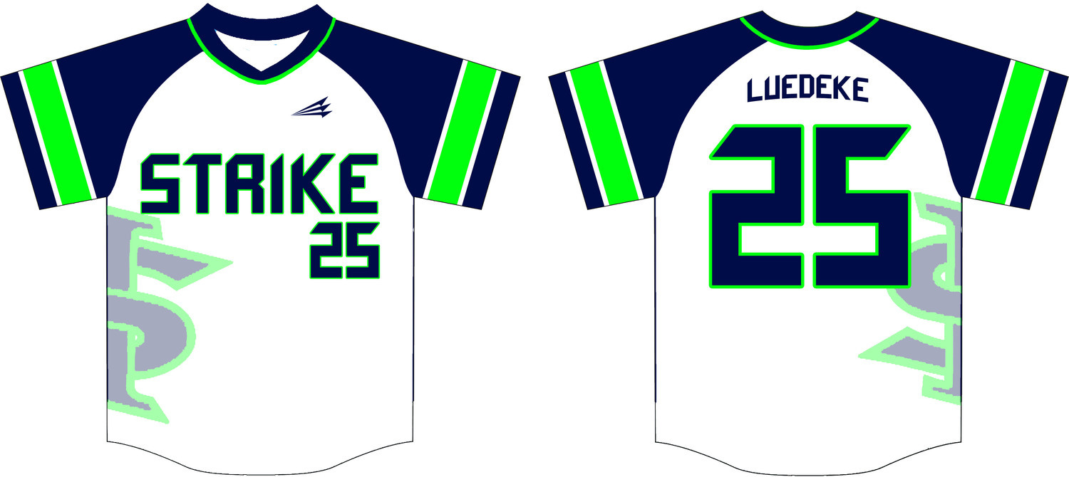 Indiana Strike Baseball Custom Jersey #3