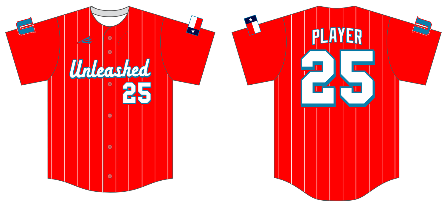 Unleashed Athletics Custom NanoDri Baseball Jersey #J17C