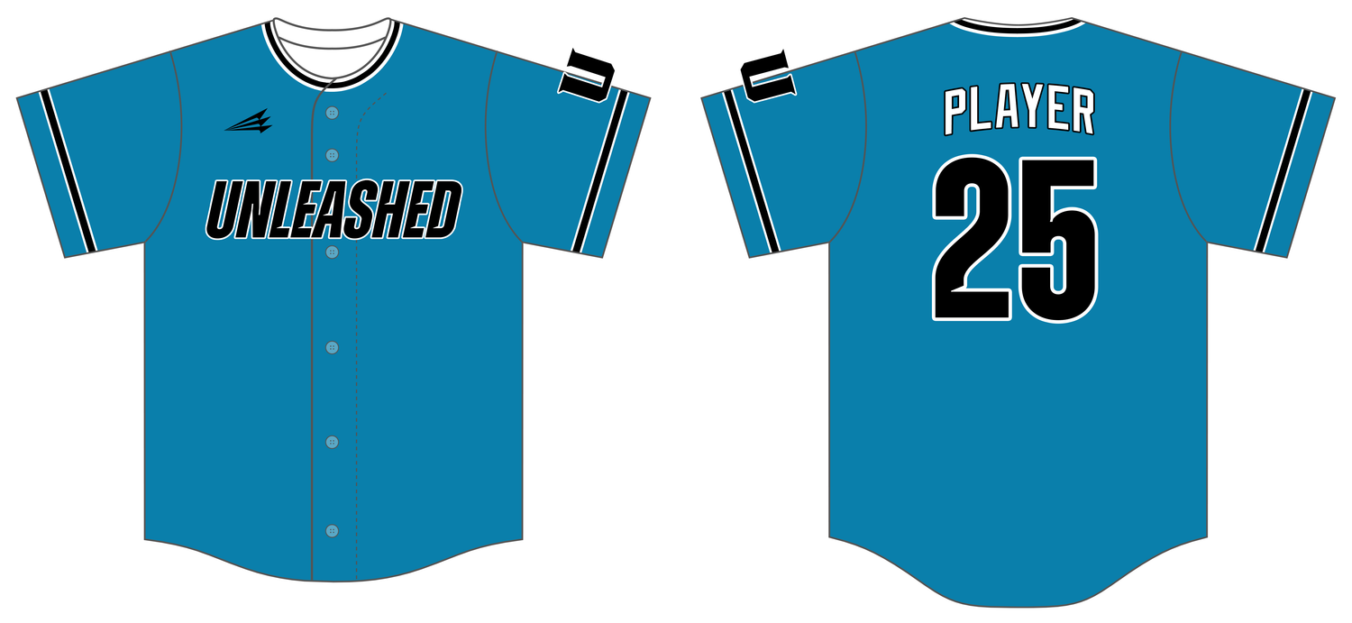 Unleashed Athletics Custom NanoDri Baseball Jersey #J23D