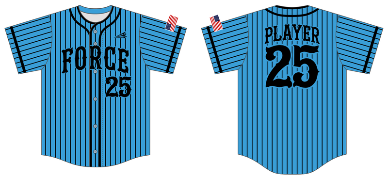 Force Baseball Custom HexaFlex Baseball Jersey #J1C