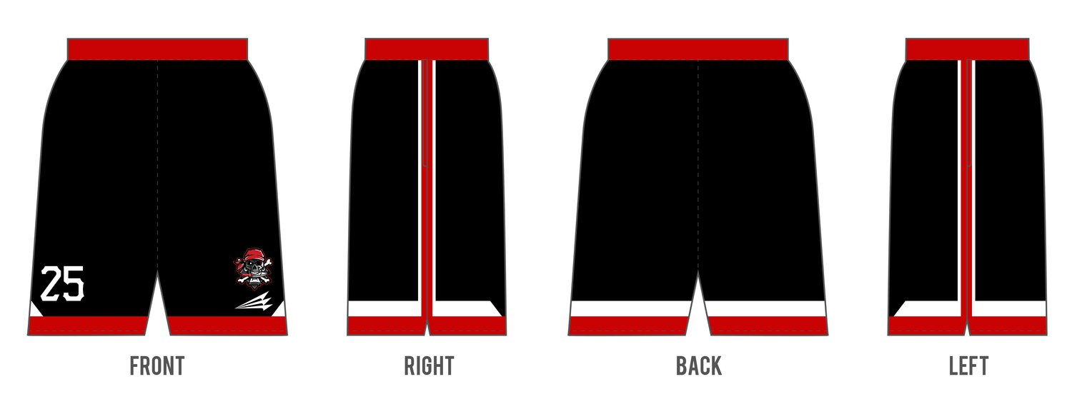 Cape Fear Pirates Custom Revolution Pocket Shorts #RV1