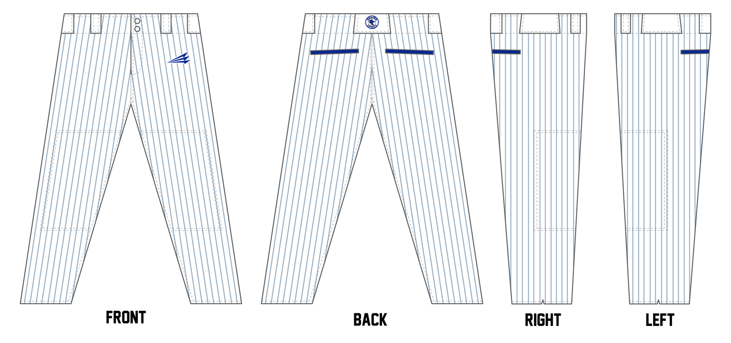 Salina Spikes Custom Athletic Baseball Pant #BP35c