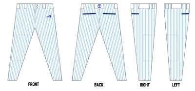 Salina Spikes Custom ProFit Baseball Pant #BP62a