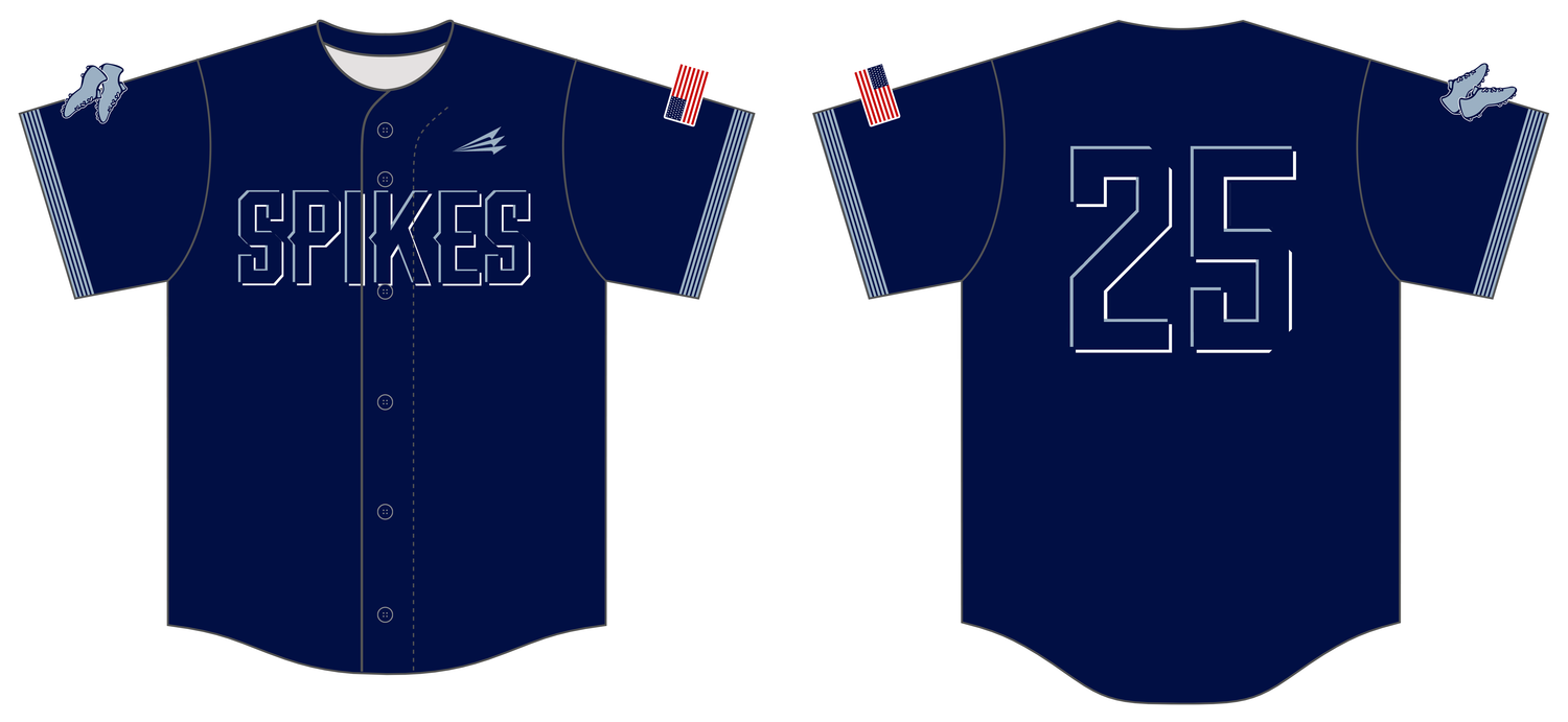Salina Spikes Custom HexaFlex Baseball Jersey #J63c