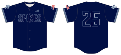 Salina Spikes Custom HexaFlex Baseball Jersey #J63c