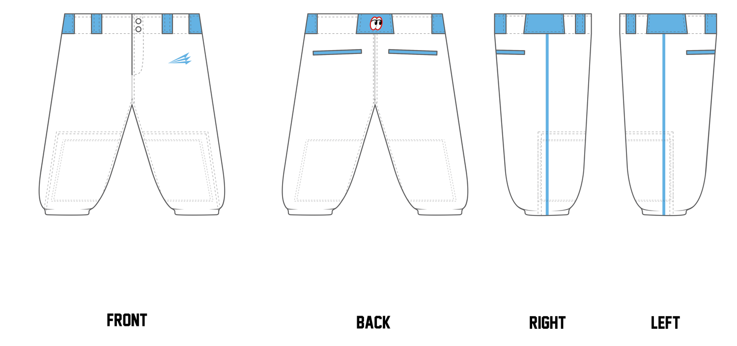 SW Lookouts Custom Knicker Baseball Pant #BP1b