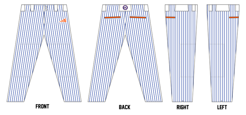 Whiteland Wrens Custom Athletic Baseball Pant #BP13