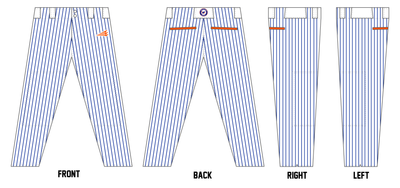Whiteland Wrens Custom Athletic Baseball Pant #BP13