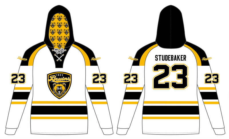Troy Bruins Custom Hockey Hoodie #HH4