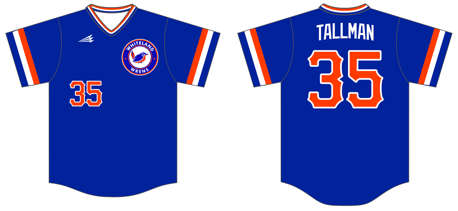 Whiteland Wrens Custom HexaFlex Baseball Jersey #J15