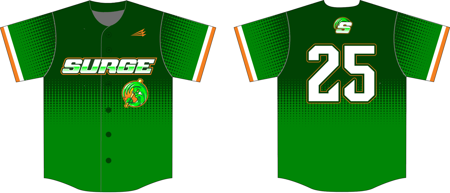 Florida Surge Custom HexaFlex Baseball Jersey #J6