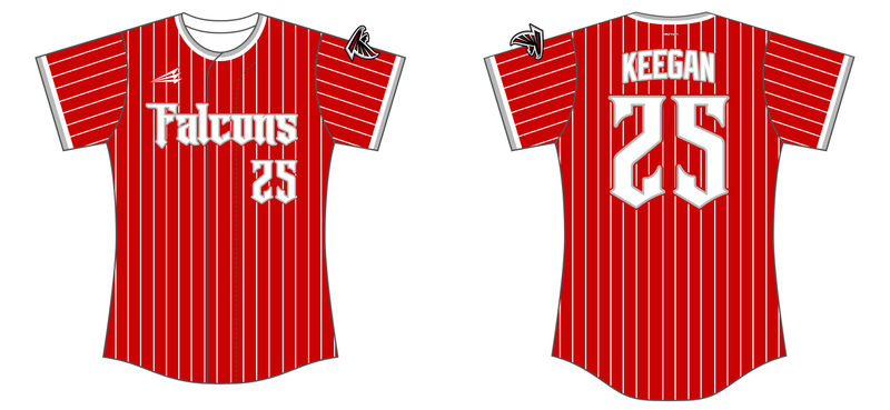 SJ FALCONS Custom HexaFlex Softball Jersey #J7D