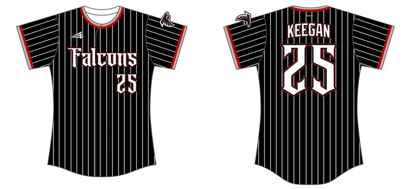 SJ FALCONS Custom HexaFlex Softball Jersey #J6B