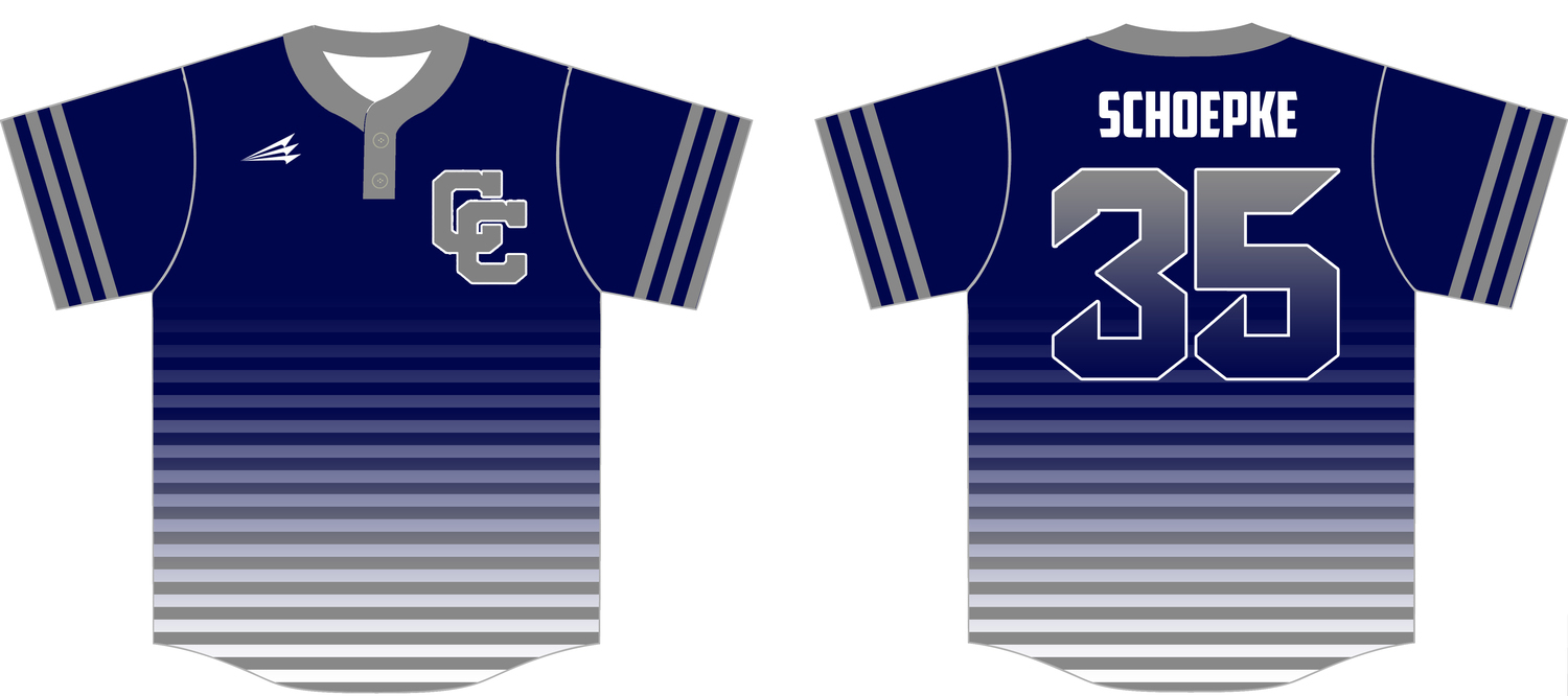 Cary Crusaders Custom Baseball Jersey Design #2